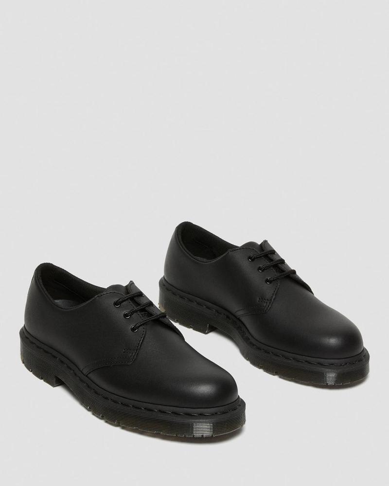 Zapatos De Trabajo Dr Martens 1461 Mono Slip Resistant Hombre Negros | MX 180GSO